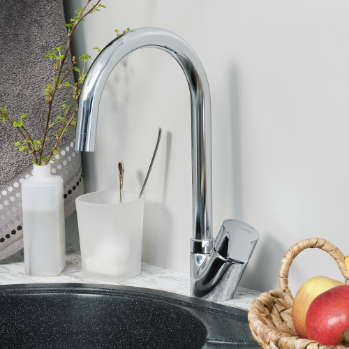 Смеситель для кухни WasserKRAFT Ruhr 24407 Хром латунь