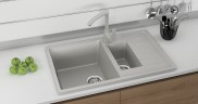 Смеситель для кухни Ulgran Classic U-005-342 Графит латунь
