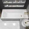 Акриловая ванна Whitecross Vibe 180x75 0105.180075.100 без гидромассажа, с ножками NWT-50