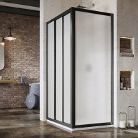 Душевая стенка Ravak Supernova APSS-90 940703R211 профиль Черный пластик Pearl