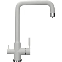 Смеситель для кухни Ulgran Classic U-019-341 Ультра-белый латунь