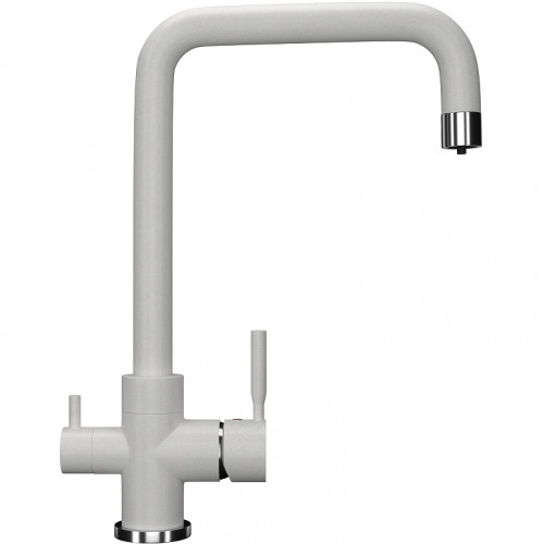 Смеситель для кухни Ulgran Classic U-019-341 Ультра-белый латунь