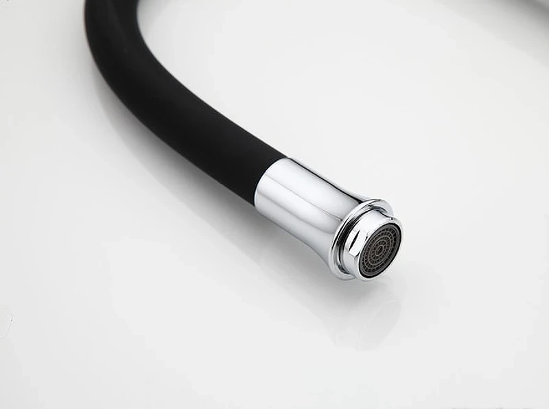 Смеситель для кухни Frap H42 F4042 Черный матовый Хром