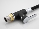 Смеситель для кухни Frap H42 F4042 Черный матовый Хром