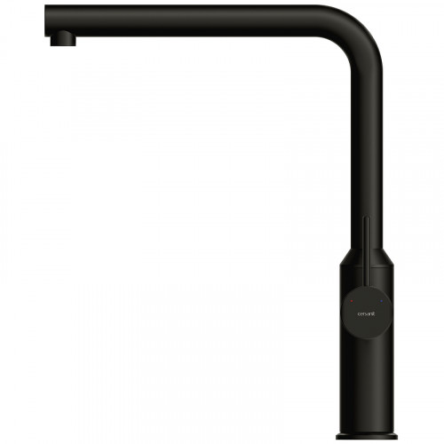 Смеситель для кухни Cersanit Flavis 68240 Черный матовый