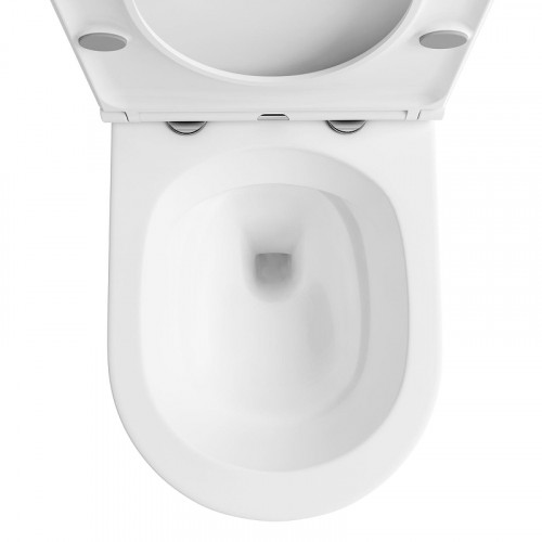 Унитаз компакт Lavinia Boho Elegant 3308002R цвет Белый глянцевый с бачком и сиденьем Микролифт