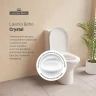Унитаз компакт Lavinia Boho Elegant 3308002R цвет Белый глянцевый с бачком и сиденьем Микролифт