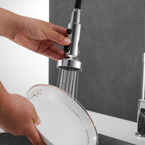 Смеситель для кухни Shevanik S963 цвет Хром