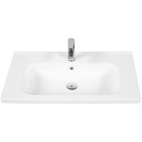 Раковина Creavit Ideal 60 ID060-00CB00E-0000 Белая фарфор подвесная, полувстраиваемая
