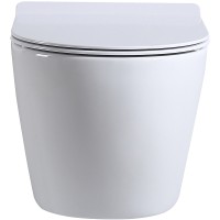 Унитаз beWash Minimal BKWHR003480 подвесной Белый с сиденьем Микролифт фарфор подвесной