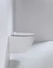 Унитаз beWash Minimal BKWHR003480 подвесной Белый с сиденьем Микролифт фарфор подвесной