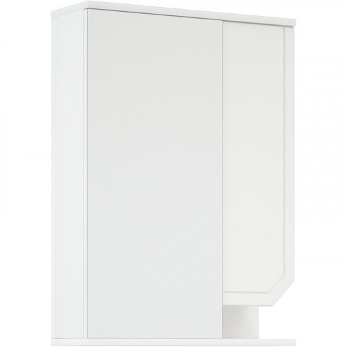 Зеркало со шкафом Corozo Сириус 55 SD-00001440 Белое МДФ / ЛДСП, стекло