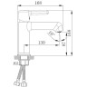 Смеситель для раковины Haiba HB10814 Хром