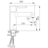 Смеситель для раковины Haiba HB10814 Хром