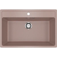 Кухонная мойка Ulgran Classic U-600-307 Терракот искусственный камень (литьевой мрамор) встраиваемый