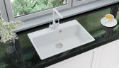 Кухонная мойка Ulgran Classic U-600-307 Терракот искусственный камень (литьевой мрамор) встраиваемый