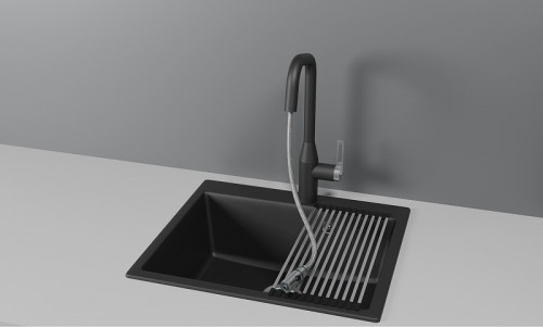 Смеситель для кухни Granula 8171 цвет Турмалин