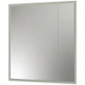 Зеркальный шкаф Reflection Cube 700х800 RF2212CB с подсветкой Белый матовый МДФ / ЛДСП, стекло