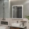Зеркальный шкаф Reflection Cube 700х800 RF2212CB с подсветкой Белый матовый МДФ / ЛДСП, стекло
