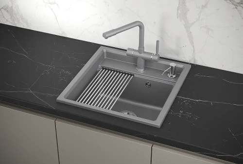 Кухонная мойка Granula Kitchen Space 51 5002 цвет Алюминиум