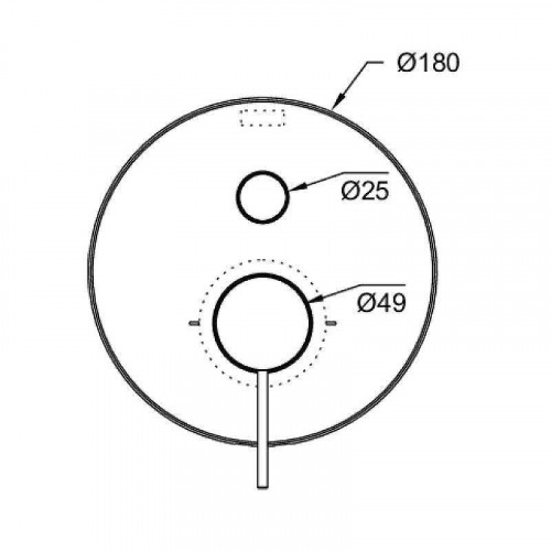 Смеситель для душа Jacob Delafon Metro E78021-4A-CP цвет Хром