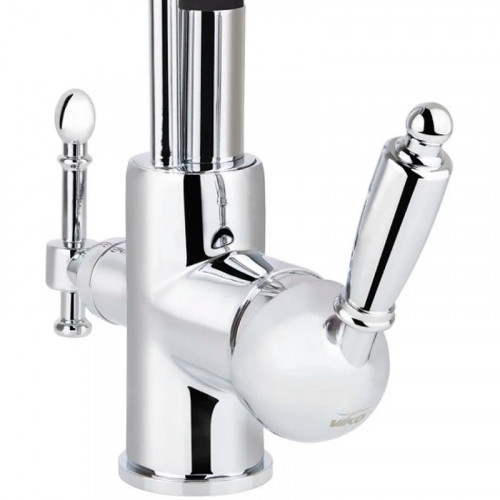 Смеситель для кухни Viko V-5610 Хром Черный латунь