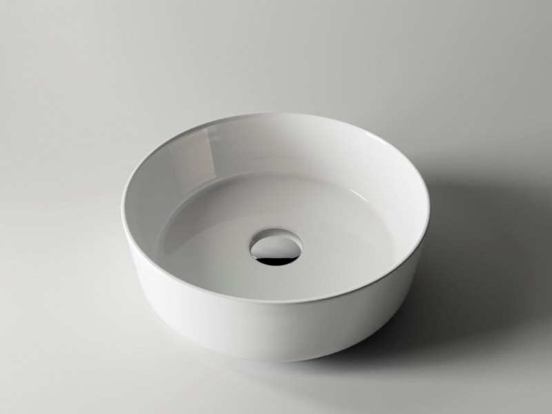 Раковина-чаша Ceramicanova Element 36 CN5001 Белая фаянс накладная