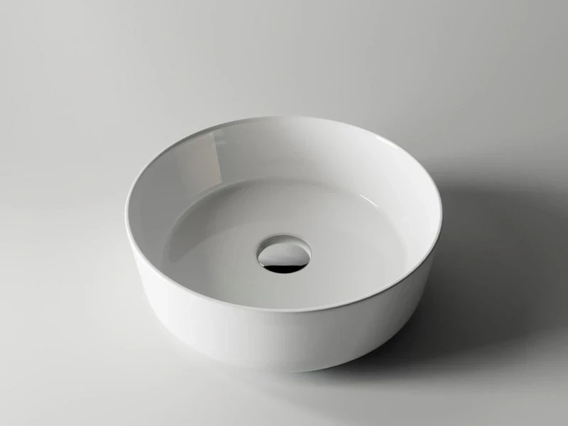 Раковина-чаша Ceramicanova Element 36 CN5001 Белая фаянс накладная