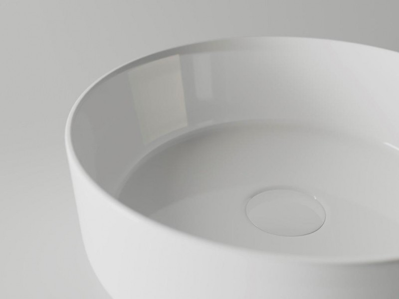 Раковина-чаша Ceramicanova Element 36 CN5001 Белая фаянс накладная