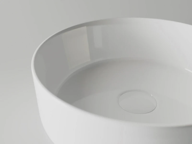 Раковина-чаша Ceramicanova Element 36 CN5001 Белая фаянс накладная
