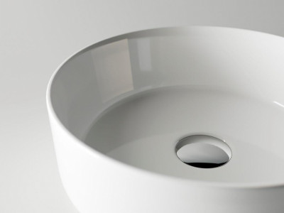Раковина-чаша Ceramicanova Element 36 CN5001 Белая фаянс накладная