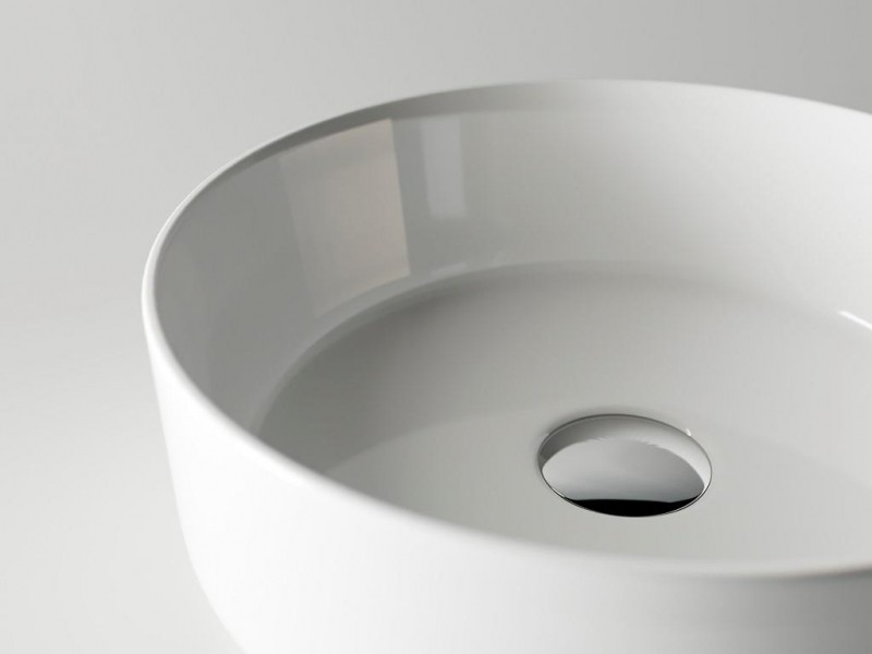 Раковина-чаша Ceramicanova Element 36 CN5001 Белая фаянс накладная