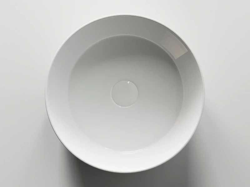Раковина-чаша Ceramicanova Element 36 CN5001 Белая фаянс накладная