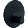 Смеситель для душа Paffoni Compact Box CPT018NO с термостатом цвет Черный матовый