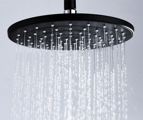 Душевая система WasserKRAFT Elbe A177471 Черная матовая латунь встраиваемый