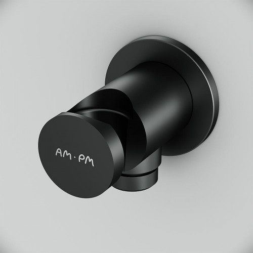 Шланговое подключение AM.PM F0602122 Черное матовое нержавеющая сталь на стену