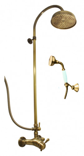Душевая система Rav Slezak Labe Mosaz L481.5/3SM (L081.5/3SM) бронза латунь на стену