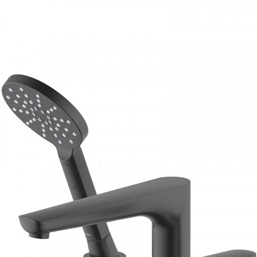 Смеситель на борт ванны Aquatek Бетта AQ1148MB Черный матовый латунь