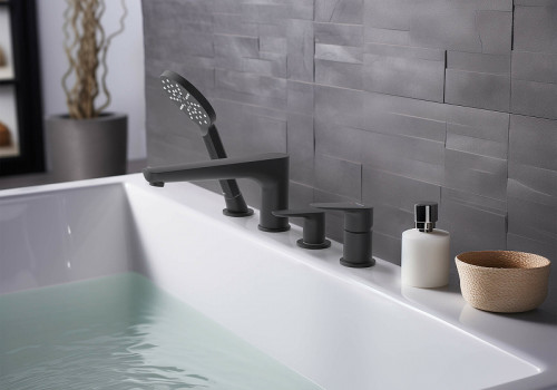 Смеситель на борт ванны Aquatek Бетта AQ1148MB Черный матовый латунь