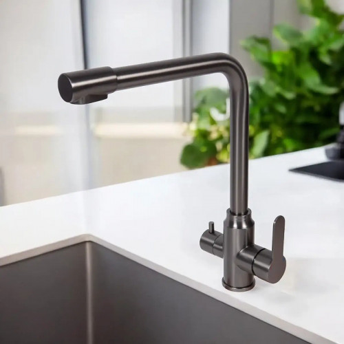 Смеситель для кухни Bond Smart B65-0477 цвет Графит