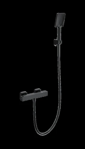 Смеситель для душа Wonzon & Woghand Stay WW-B2062-A-MB с термостатом цвет Черный матовый