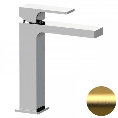 Смеситель для раковины Remer Absolute AU12ABG цвет Золото брашированное