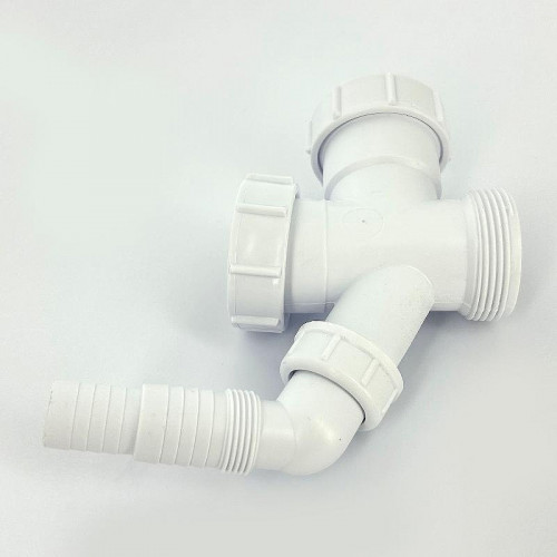 Тройник для подключения слива стиральной машины McAlpine 40EBWM цвет Белый