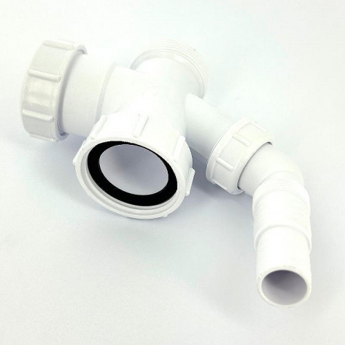 Тройник для подключения слива стиральной машины McAlpine 40EBWM цвет Белый