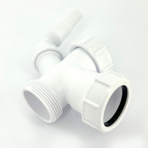 Тройник для подключения слива стиральной машины McAlpine 40EBWM цвет Белый