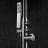 Смеситель для ванны Black&White Universe U7752GM 7752GM Gun Metal латунь на пол