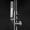 Смеситель для ванны Black&White Universe U7752GM 7752GM Gun Metal латунь на пол