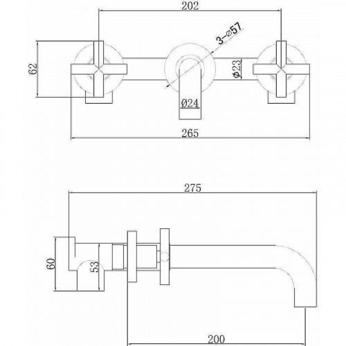 Смеситель для раковины Abber Wasser Kreis AF81121NG Никель