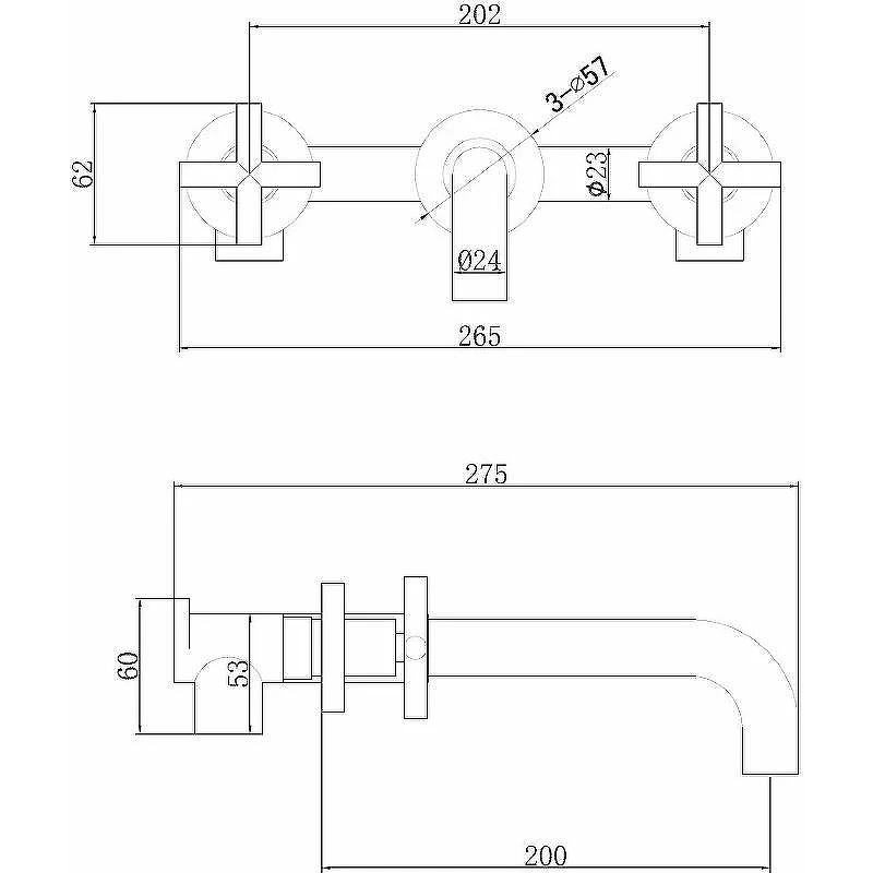 Смеситель для раковины Abber Wasser Kreis AF81121NG Никель