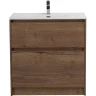 Тумба под раковину BelBagno Kraft 39 80 KRAFT39-800/390-2C-PIA-RT Rovere Tabacco МДФ / ЛДСП